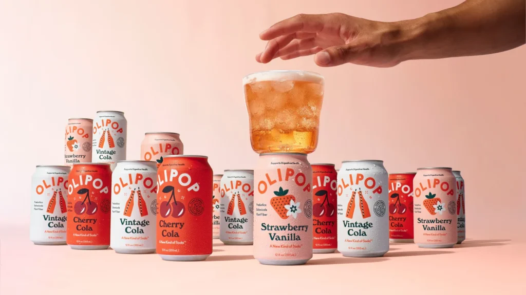 Prebiotic soda brand Olipop